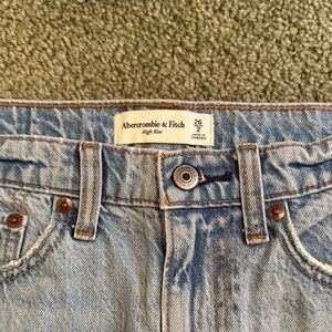Abercrombie & Fitch Light Blue Denim Skirt